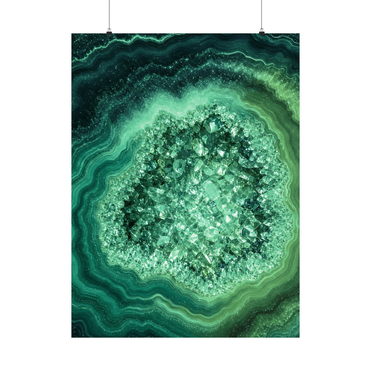 Geode Core - Jade Temple Poster