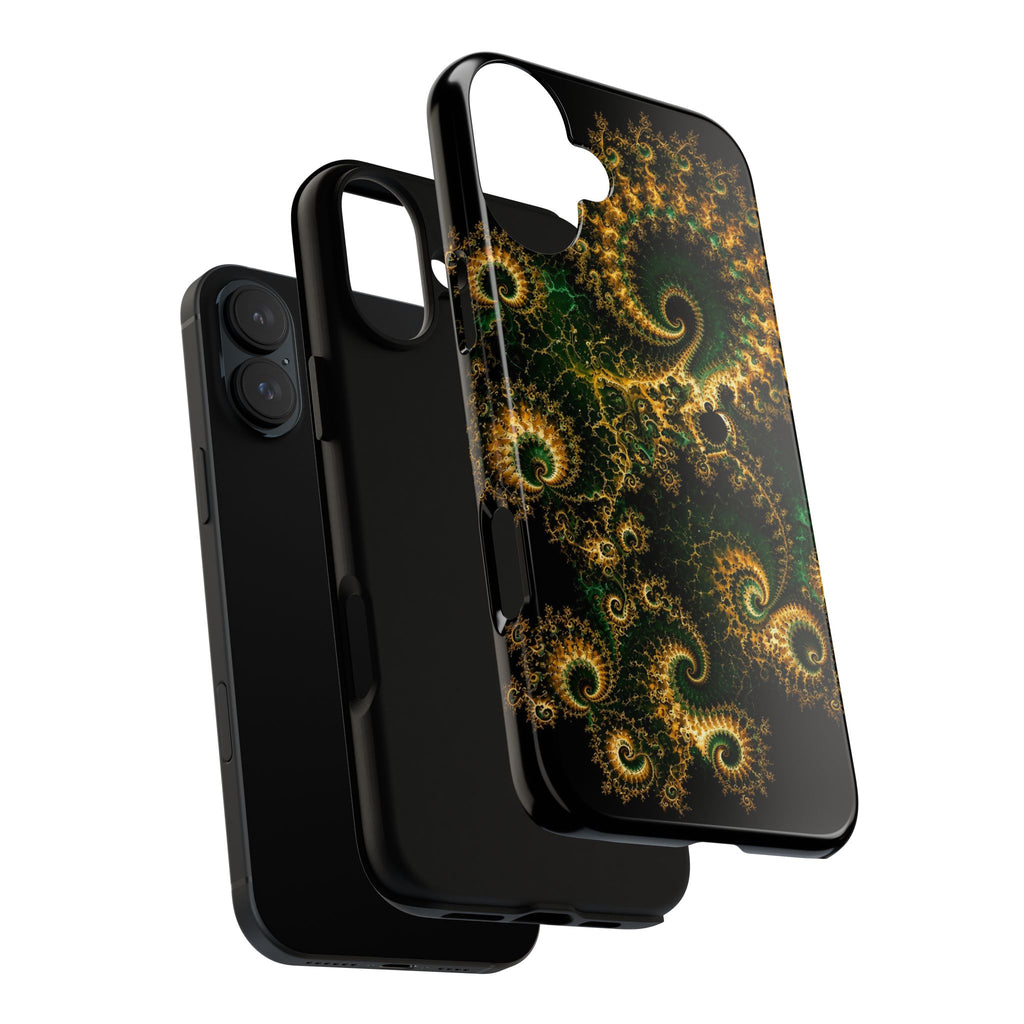 Copper Infinity - Emerald & Gold Phone Case