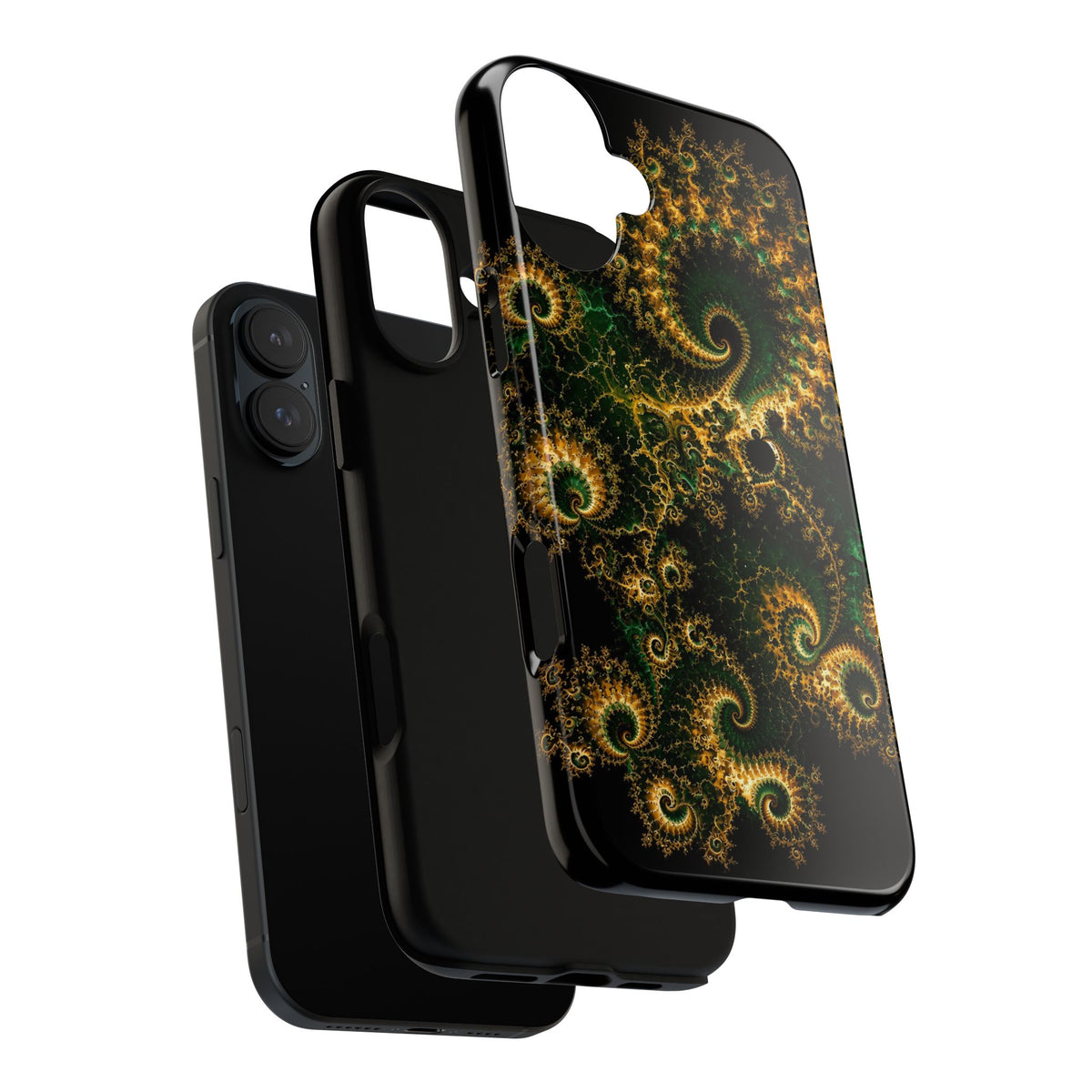 Copper Infinity - Emerald & Gold Phone Case