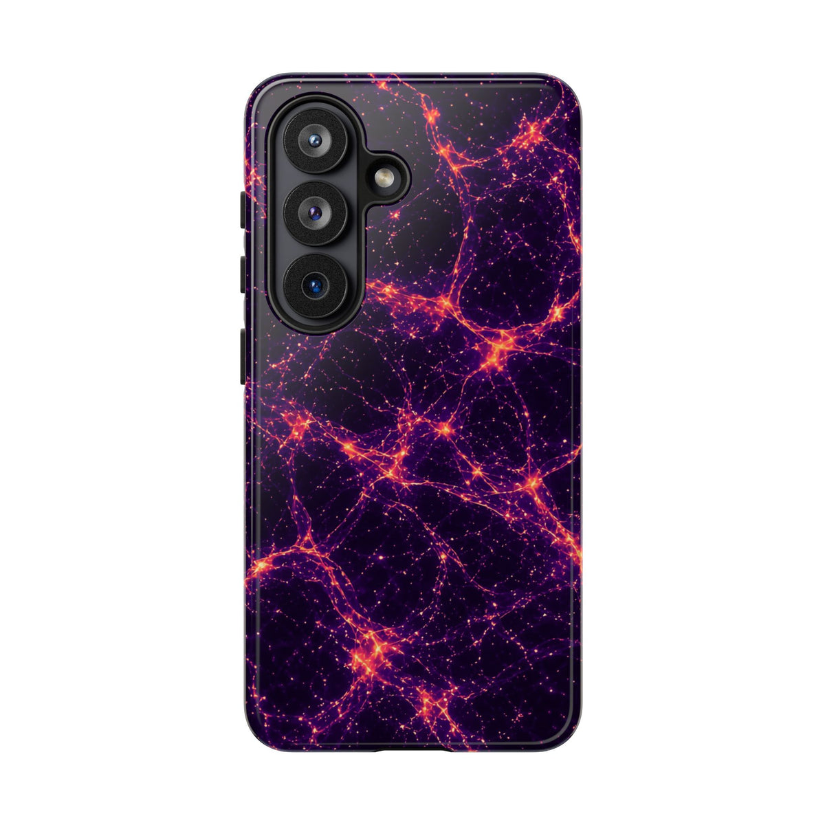 Neon Mycelium - Sunset Synapse Phone Case
