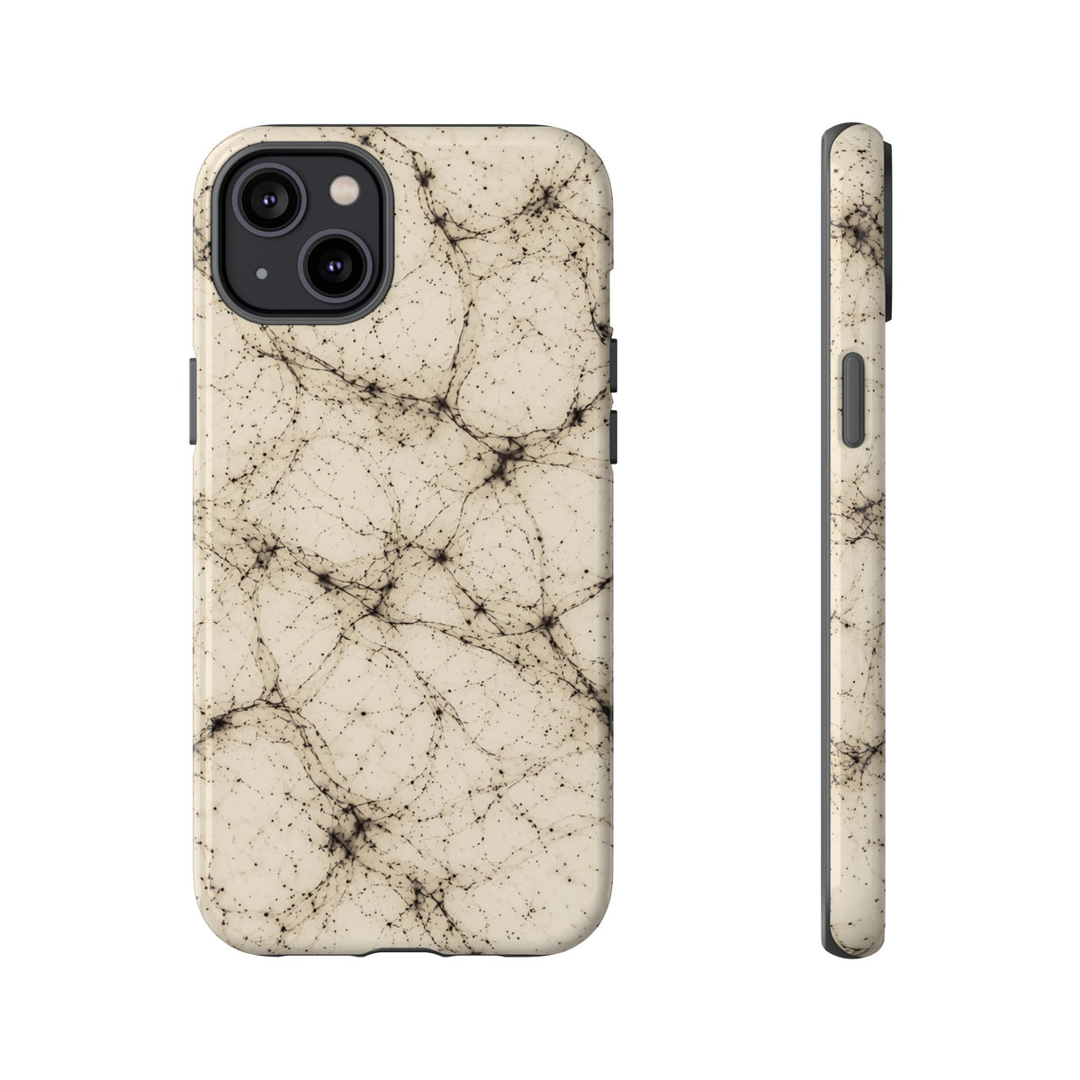 Neon Mycelium - Ink on Paper Phone Case