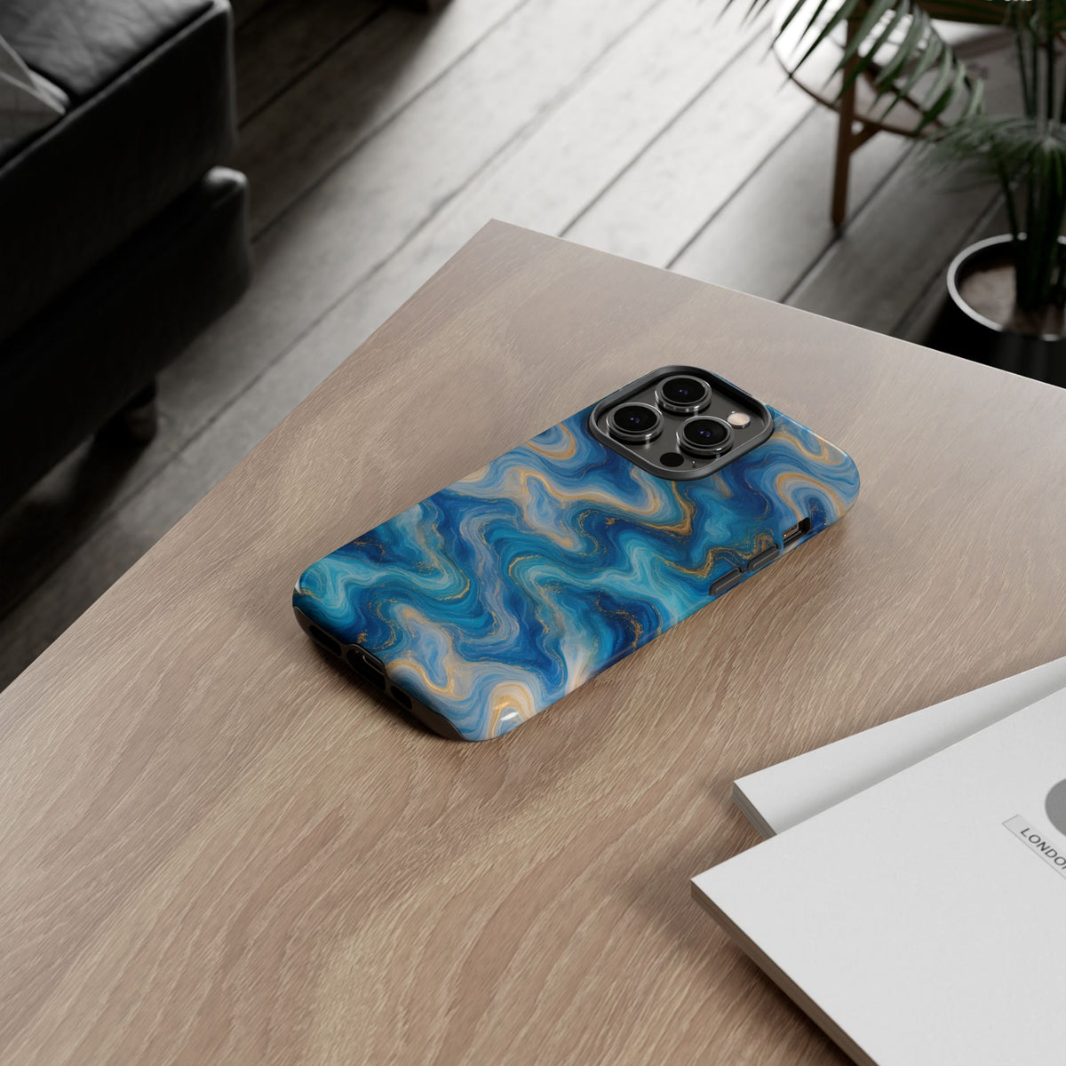 Ocean Blue Marble Phone Case