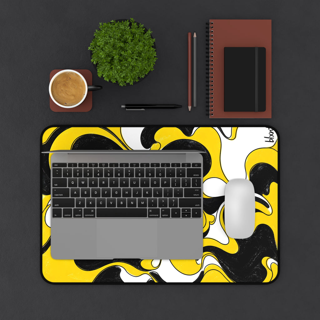 Fillmore Flow - Hazard Yellow Desk Mat