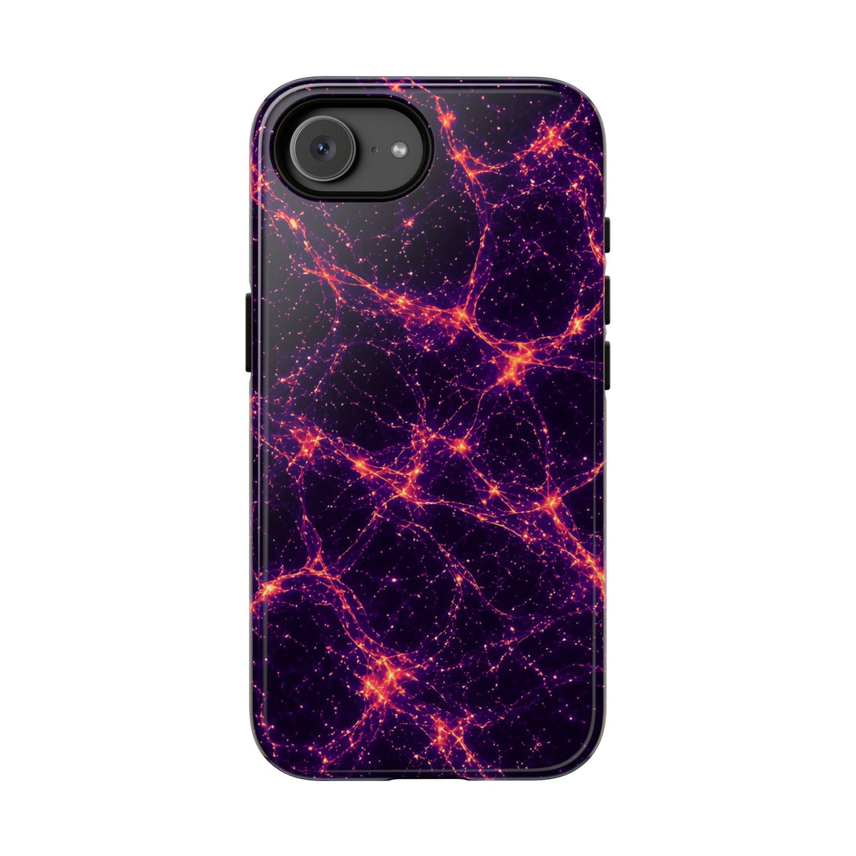 Neon Mycelium - Sunset Synapse Phone Case