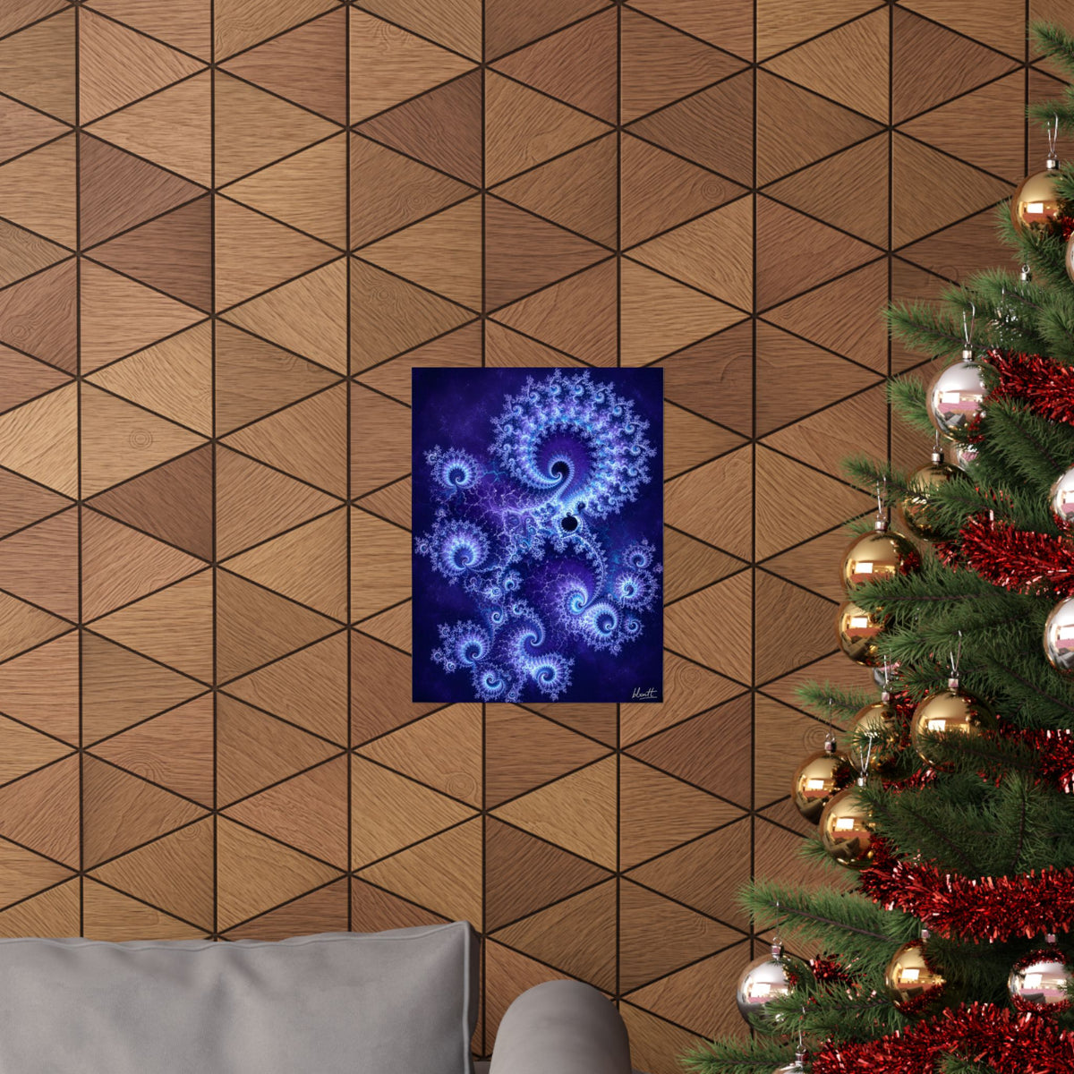 Copper Infinity - Bioluminescent Jellyfish Poster