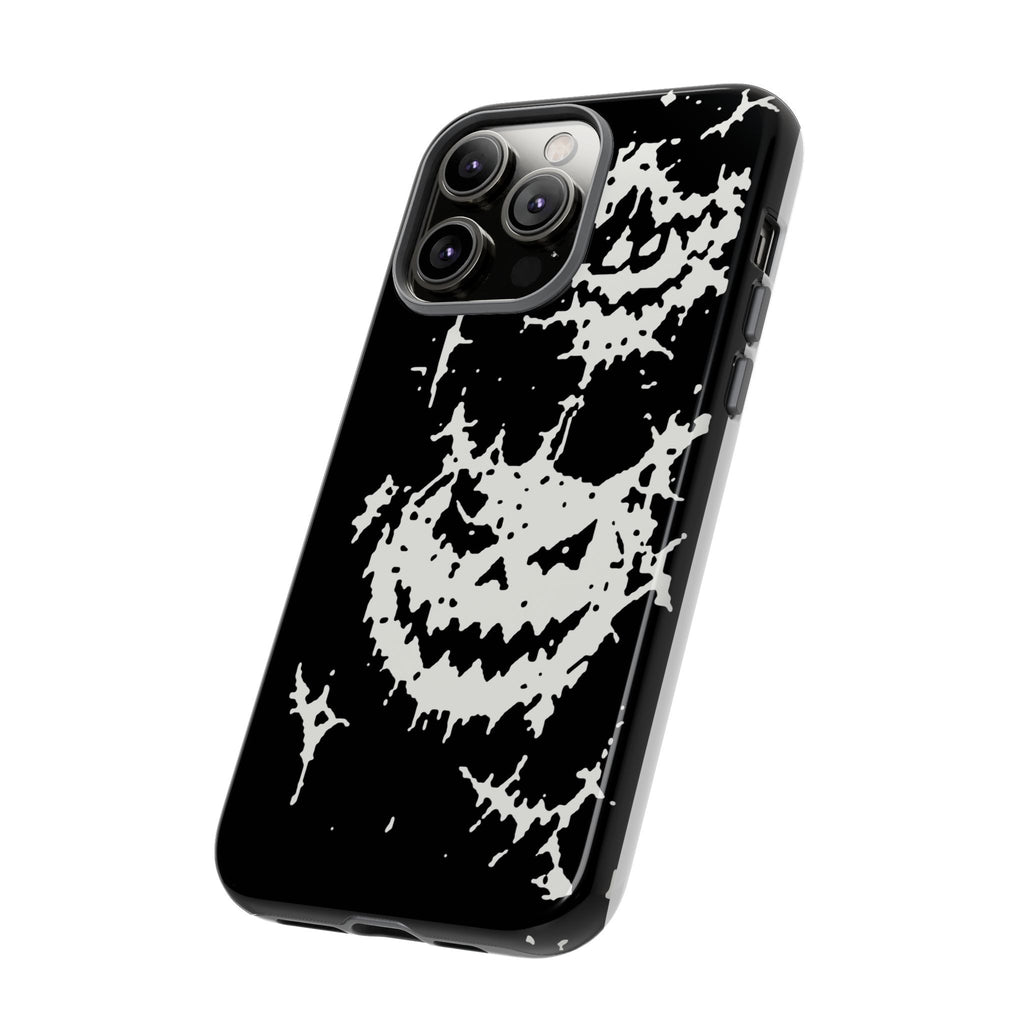White Spiderweb Pumpkin Phone Case