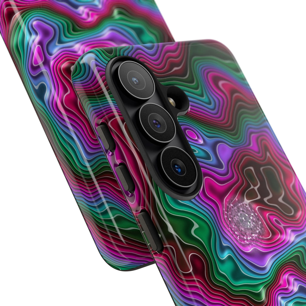 Neon Agate Phone Case