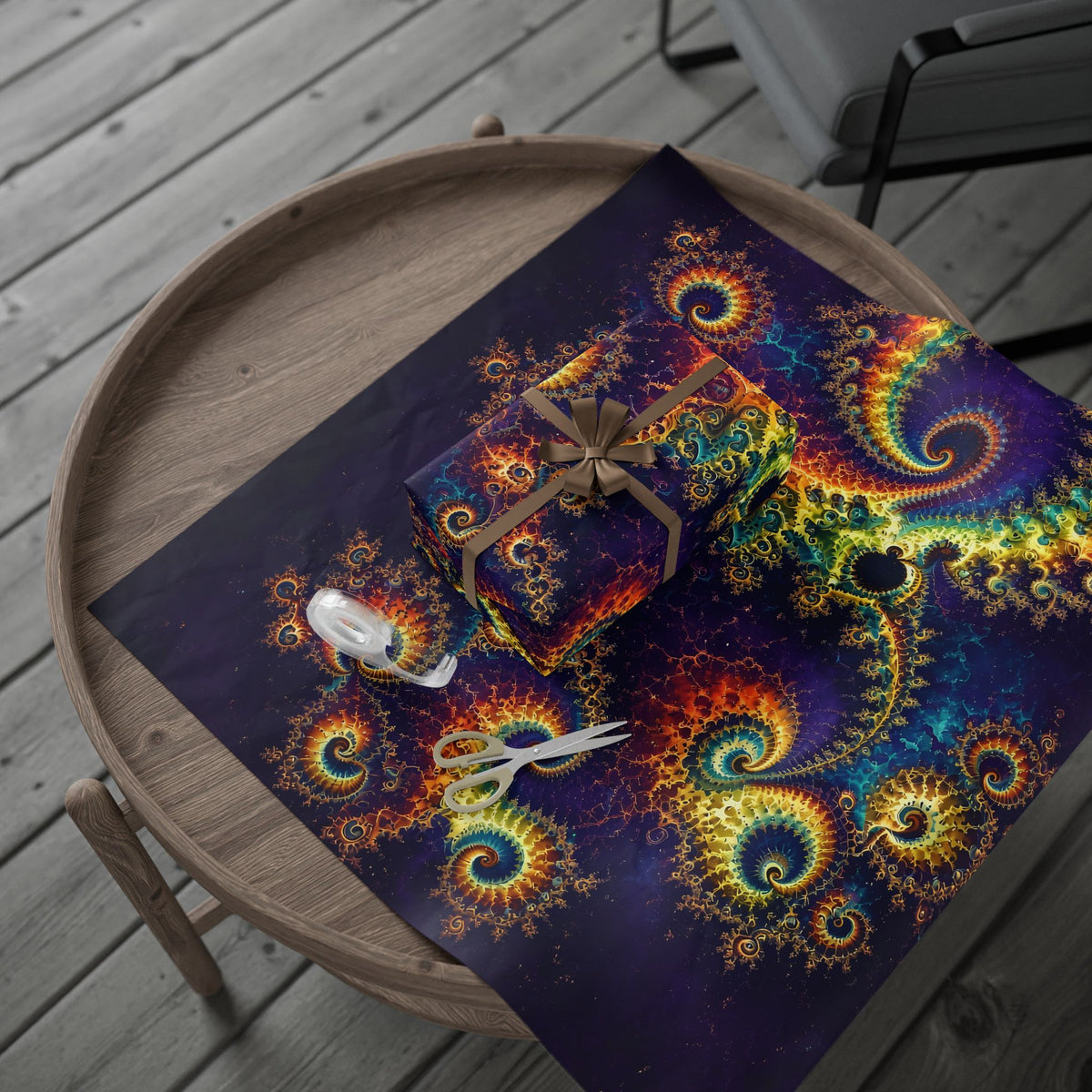 Copper Infinity - Rainbow Wrapping Paper