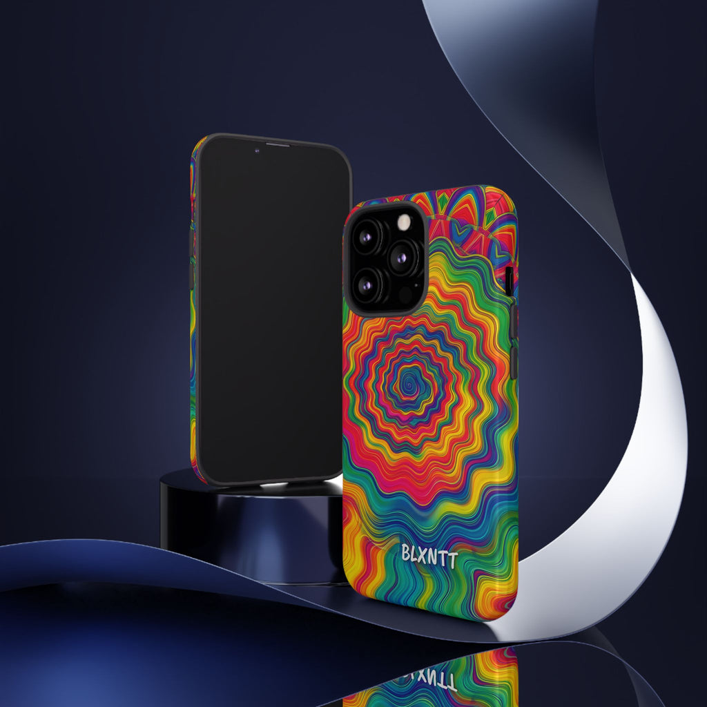 Hypnotic Rainbow Ripple Phone Case