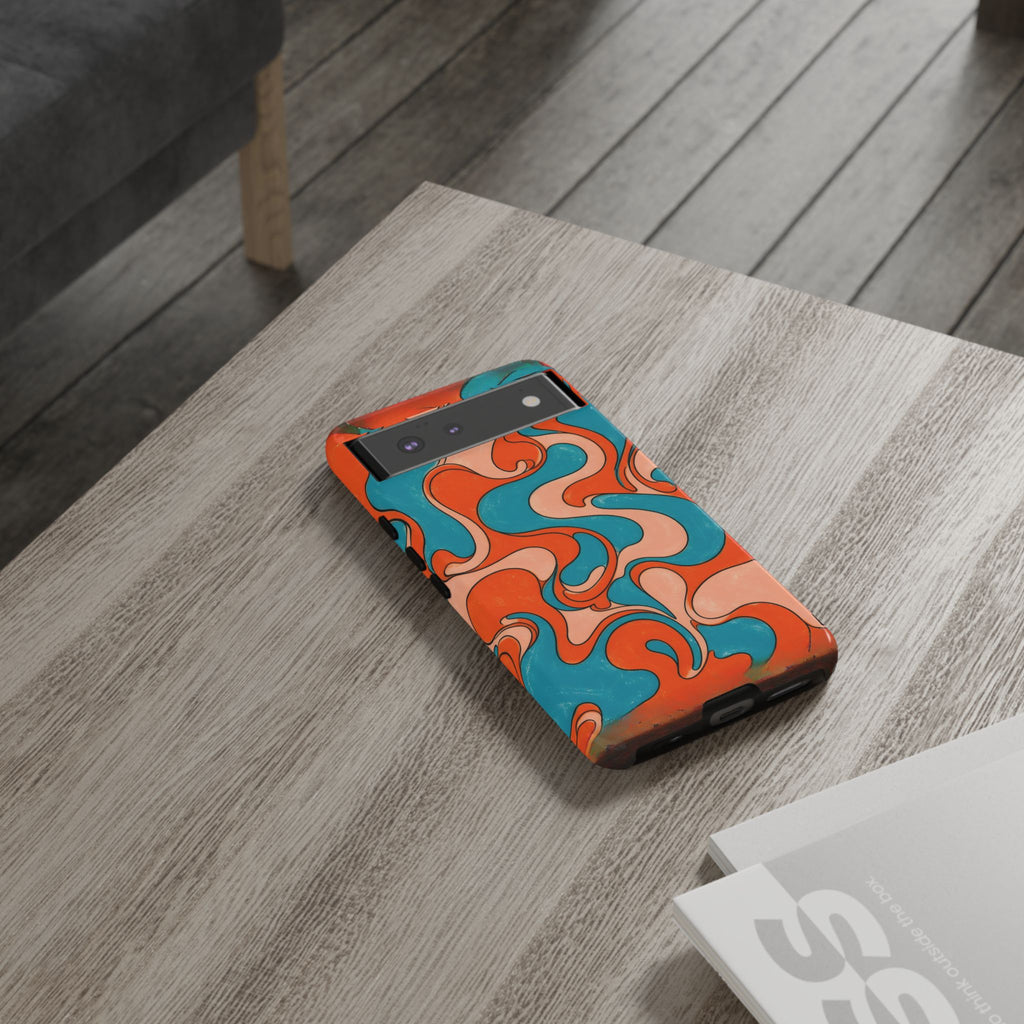 Fillmore Flow - Blood Orange & Teal Phone Case