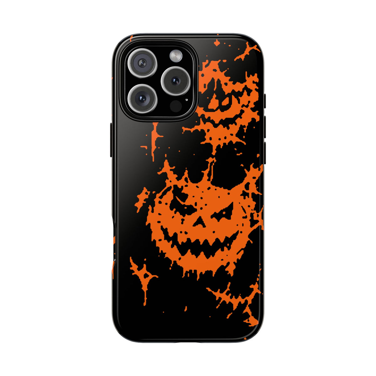 Orange Spiderweb Pumpkin Phone Case