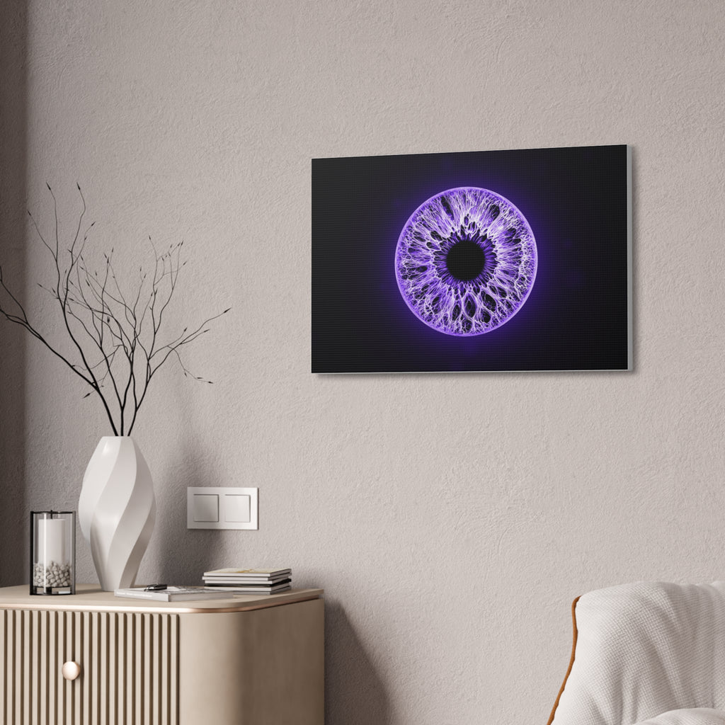 BLXNTT Iris – Lace Web Ultraviolet Glossy Canvas