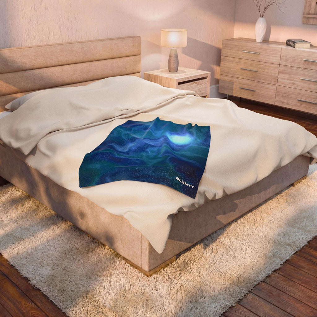 Blue Rainbow Dream Blanket