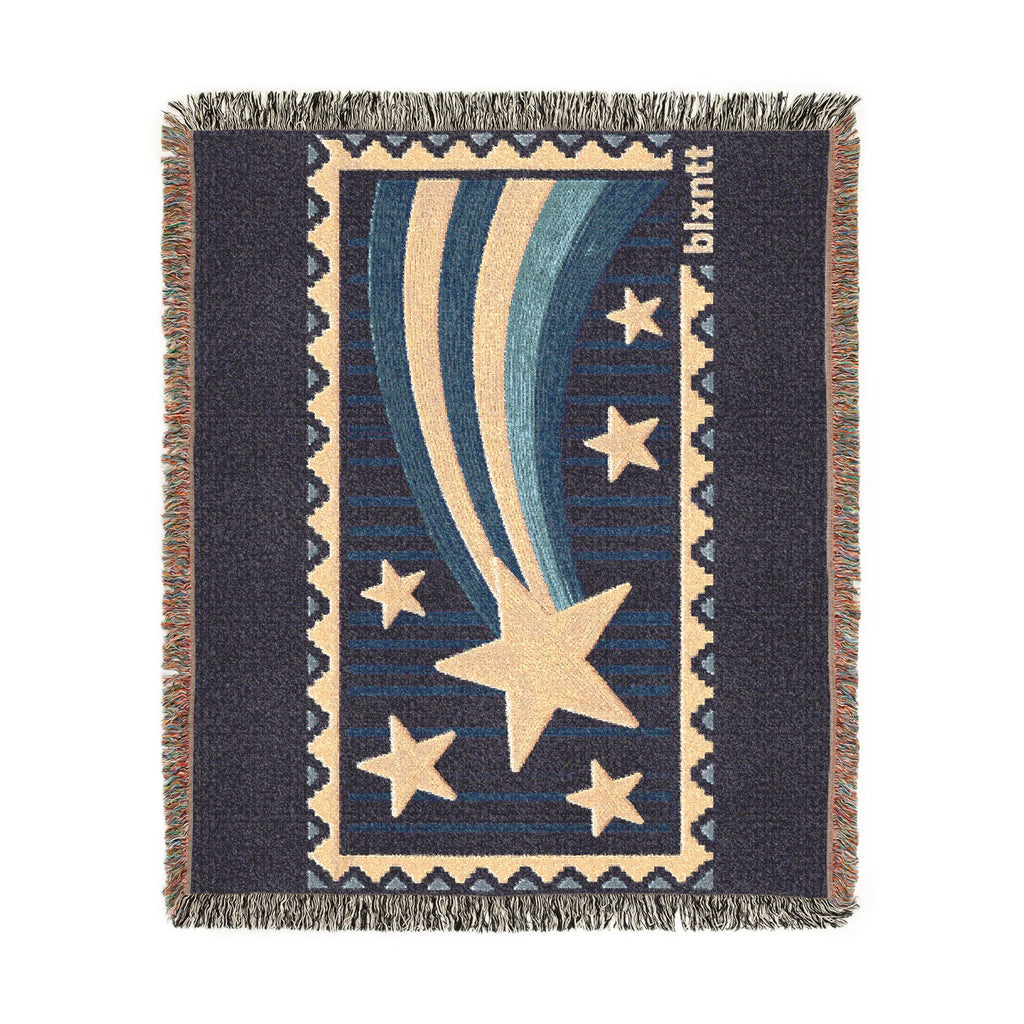 BLXNTT Blue Hippie Woven Blanket #2