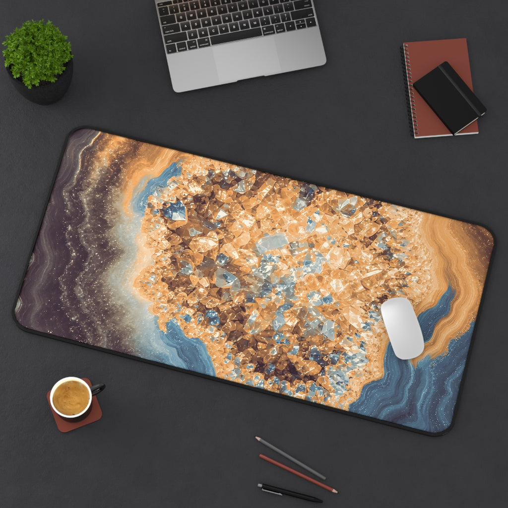 Geode Core - Desert Mirage Desk Mat