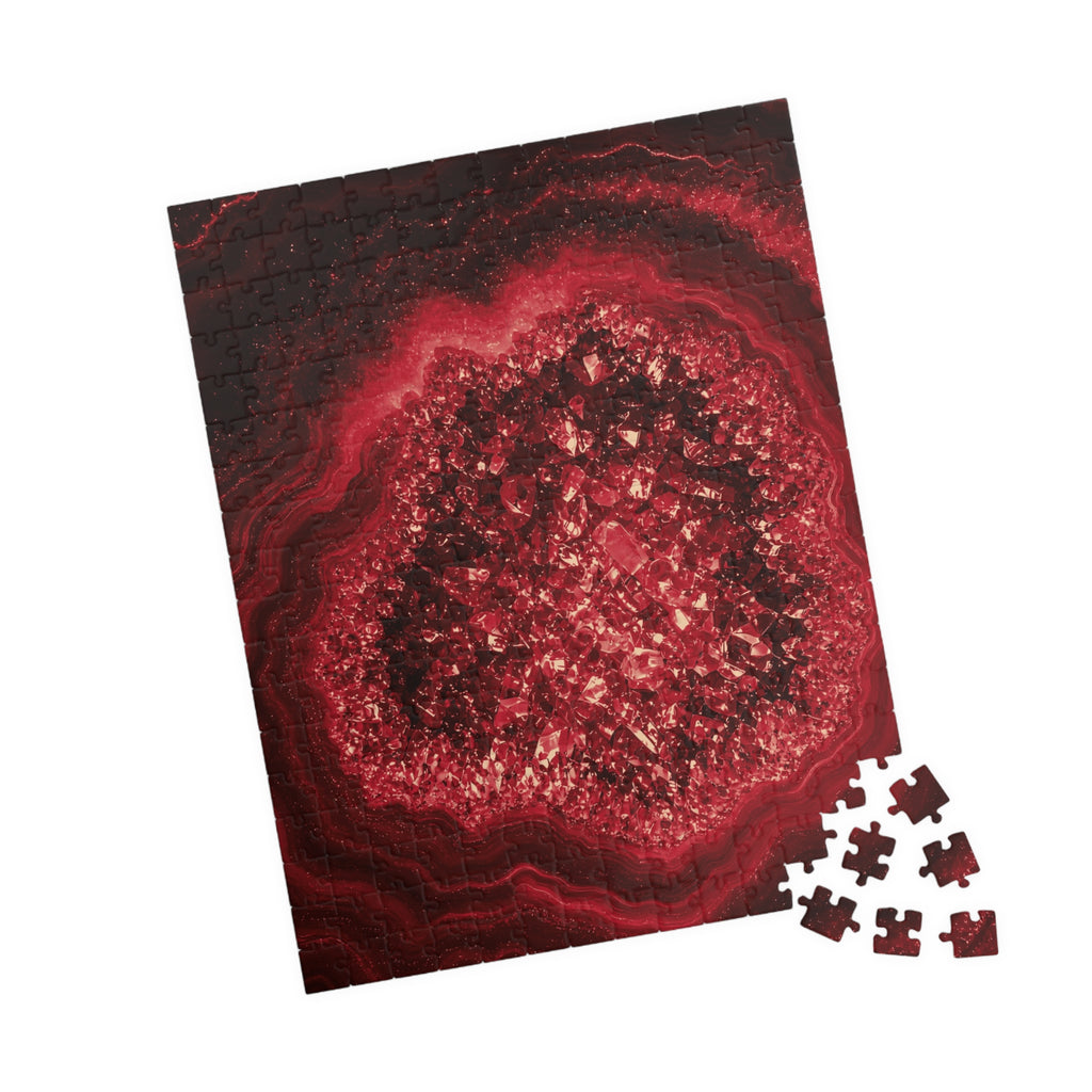Geode Core - Cherry Cola Jigsaw Puzzle