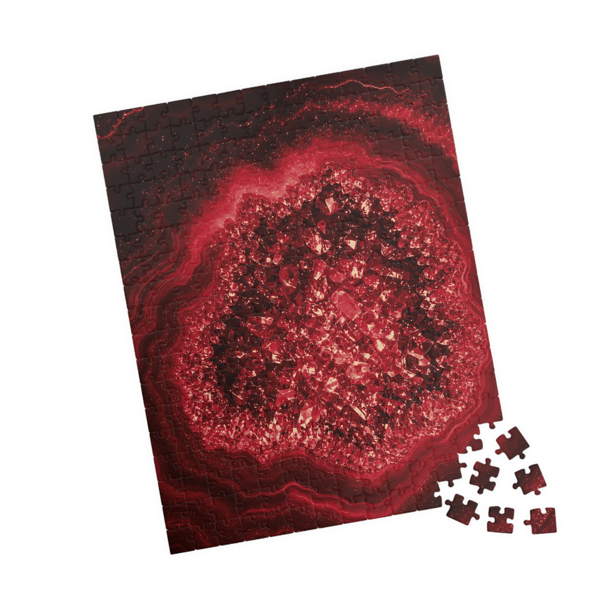 Geode Core - Cherry Cola Jigsaw Puzzle
