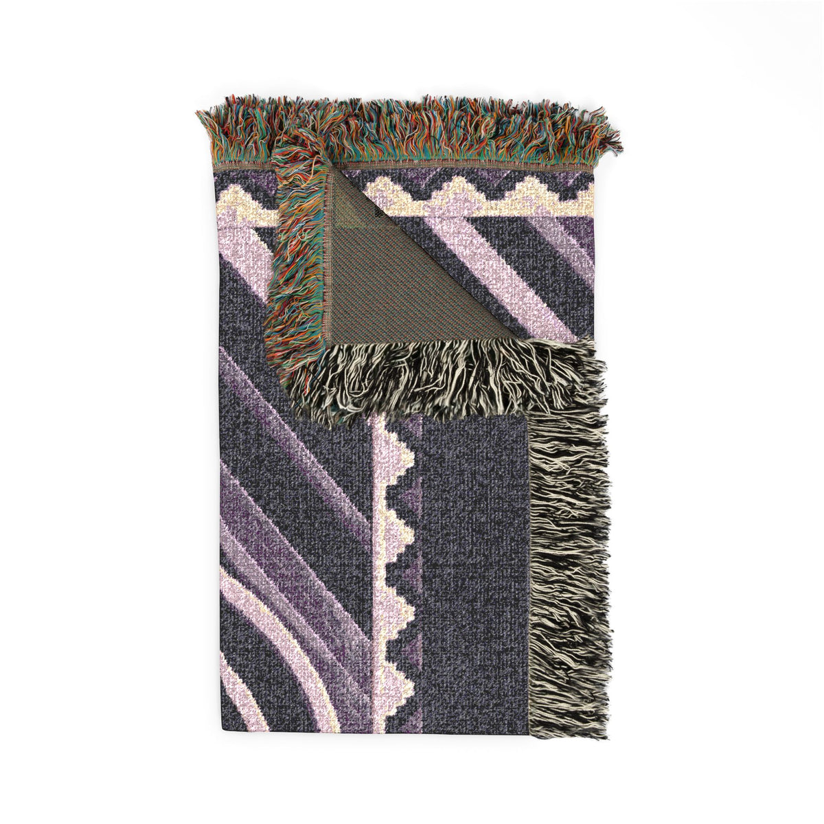 BLXNTT Purple Hippie Woven Blanket #4