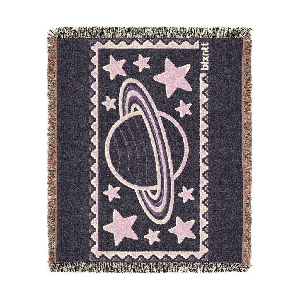 BLXNTT Purple Hippie Woven Blanket #3
