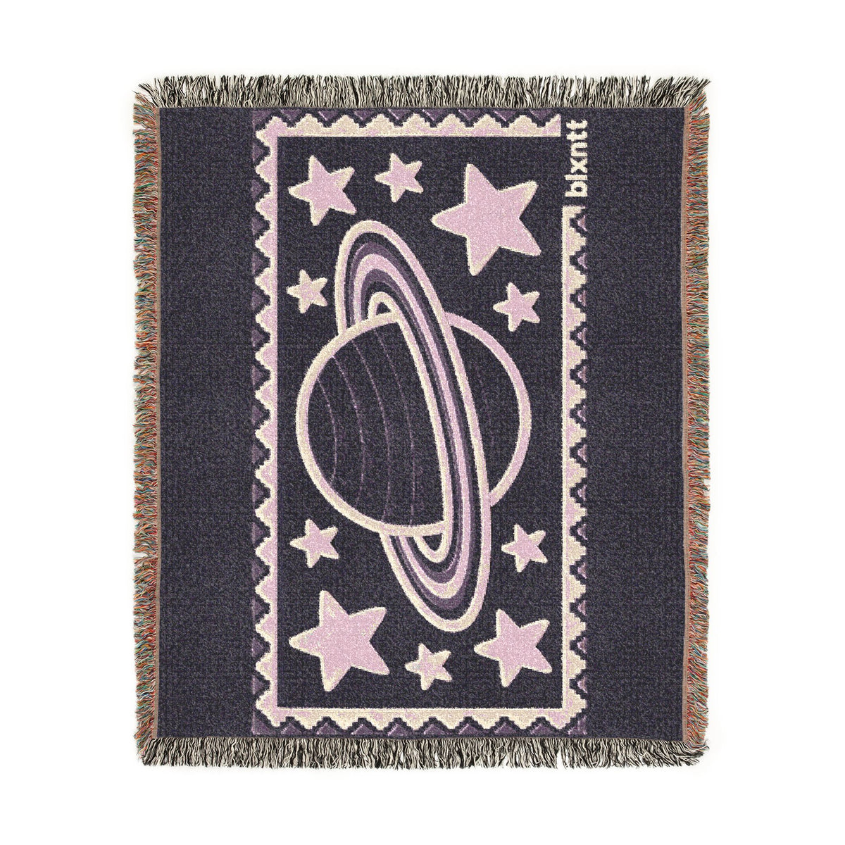 BLXNTT Purple Hippie Woven Blanket #3