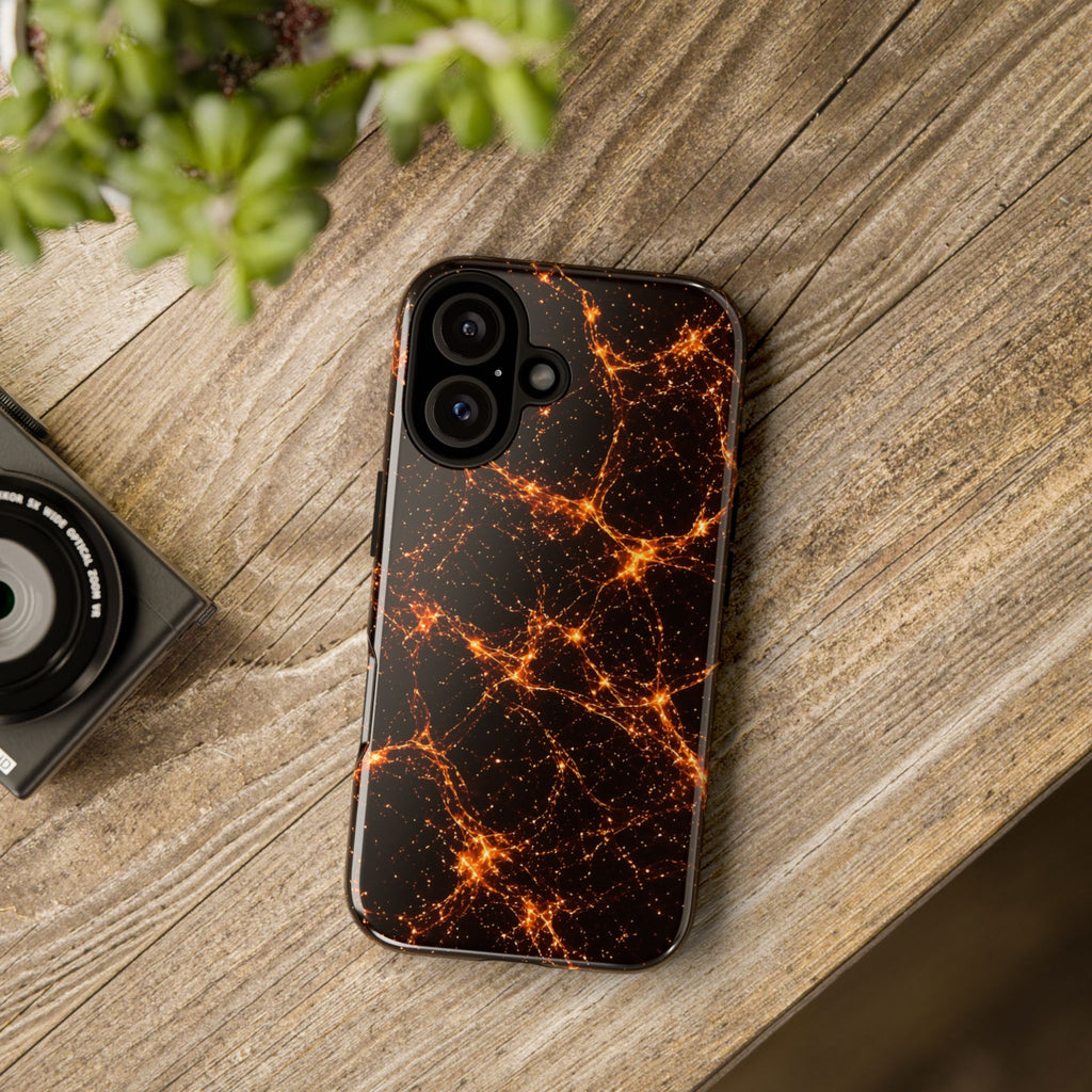 Neon Mycelium - Solar Flare Phone Case