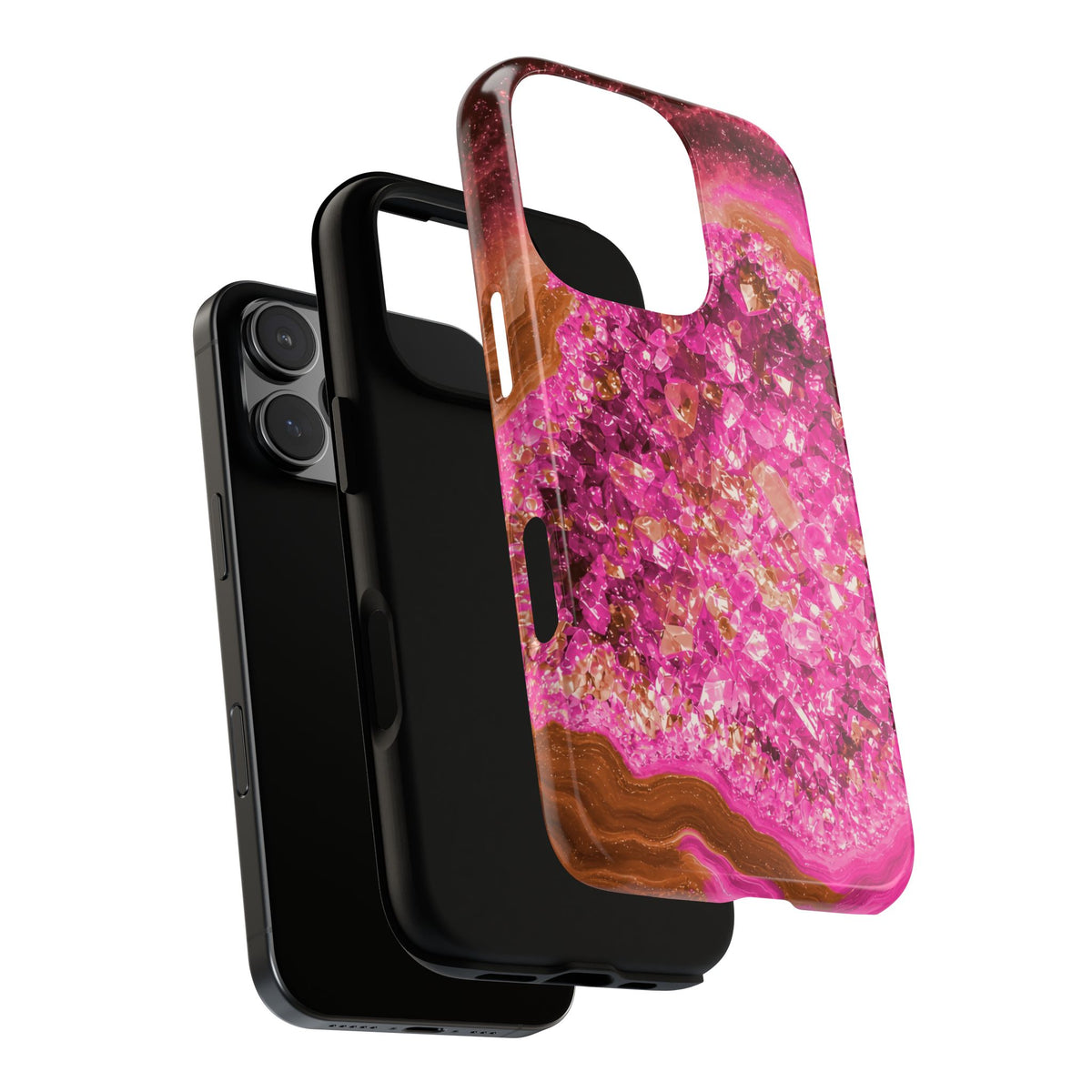 Geode Core - Terracotta Neon Phone Case