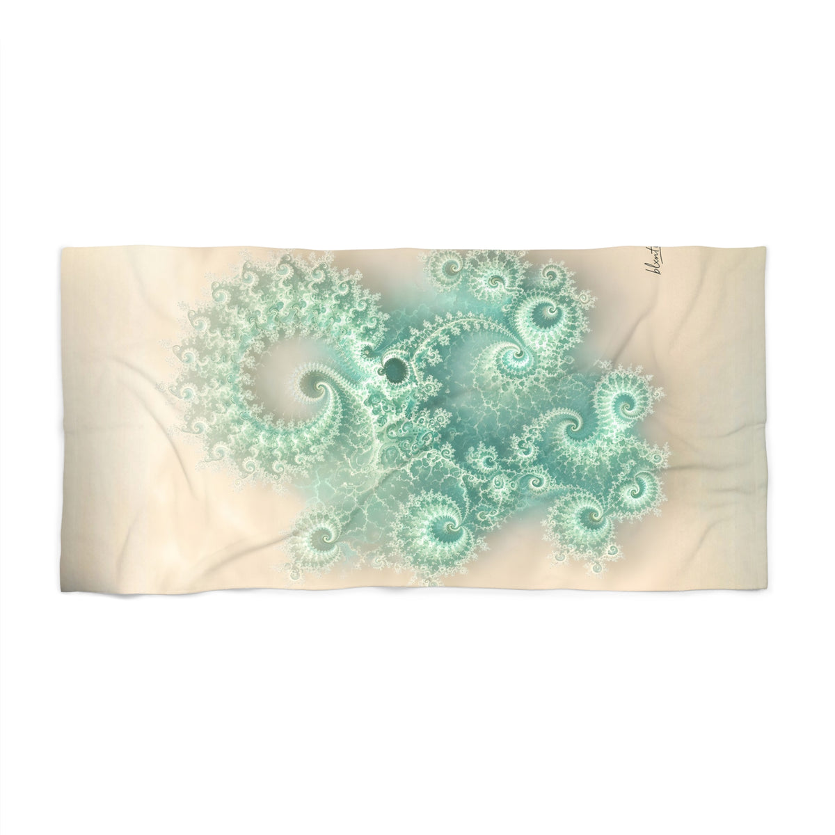 Copper Infinity - Sea Glass Beach Towel