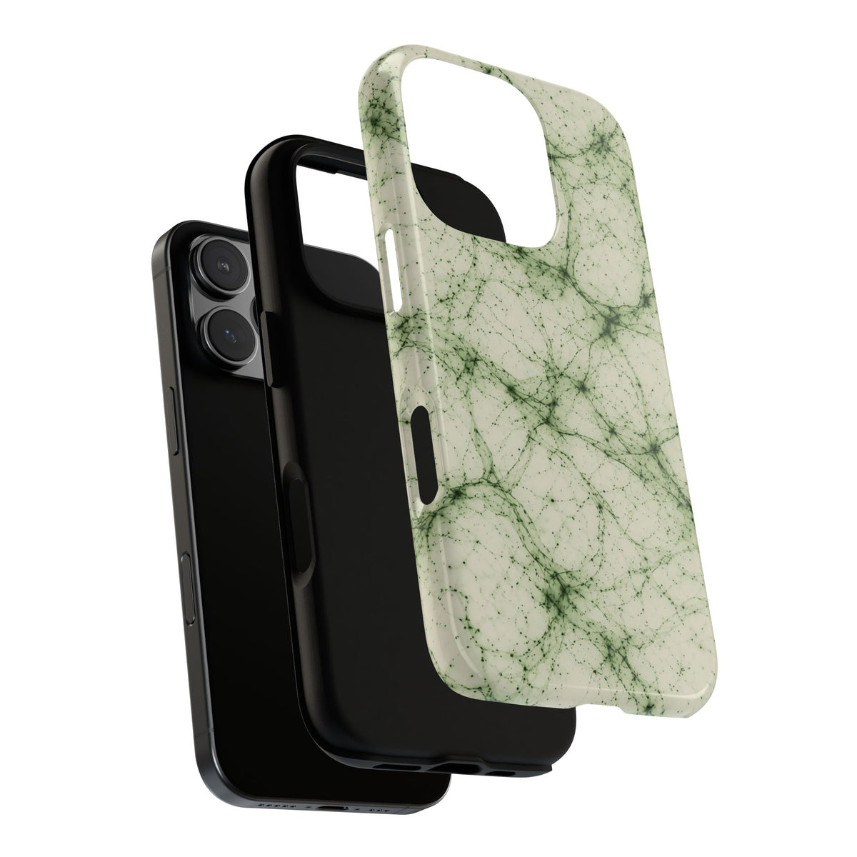 Neon Mycelium - Matcha Latte Phone Case