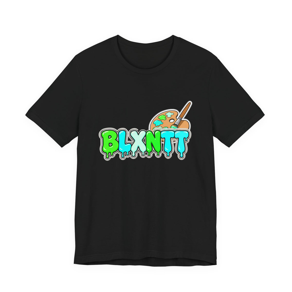 BLXNTT Paint Spill Tee - Neon (Black)