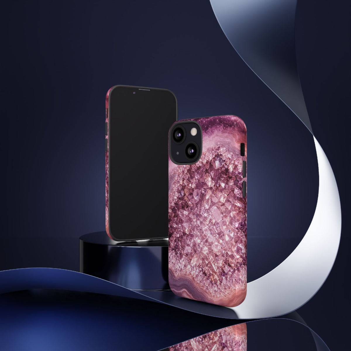 Geode Core - Rose Quartz Phone Case