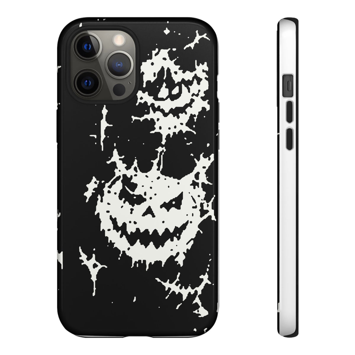 White Spiderweb Pumpkin Phone Case