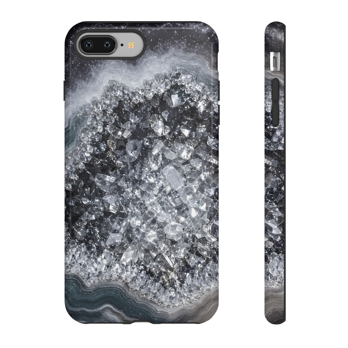 Geode Core - Silver Smoke Phone Case
