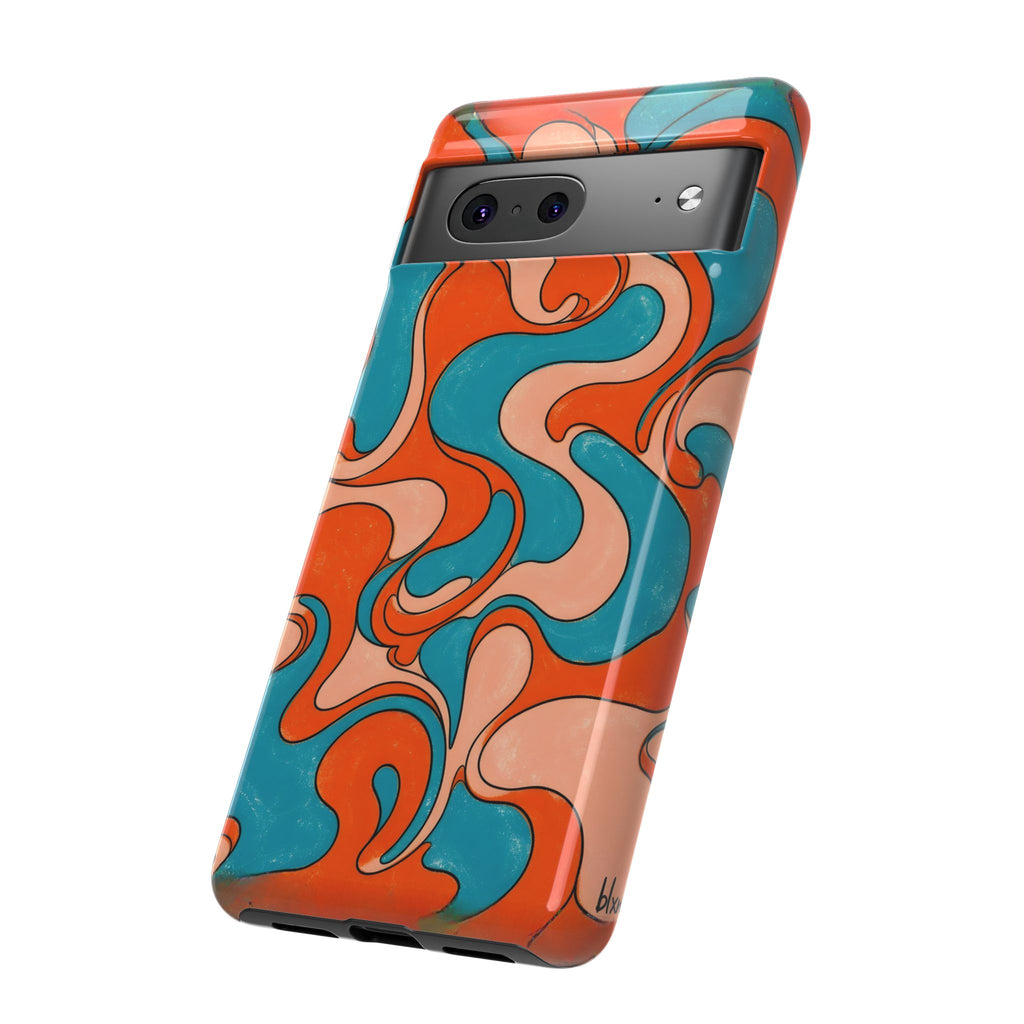 Fillmore Flow - Blood Orange & Teal Phone Case