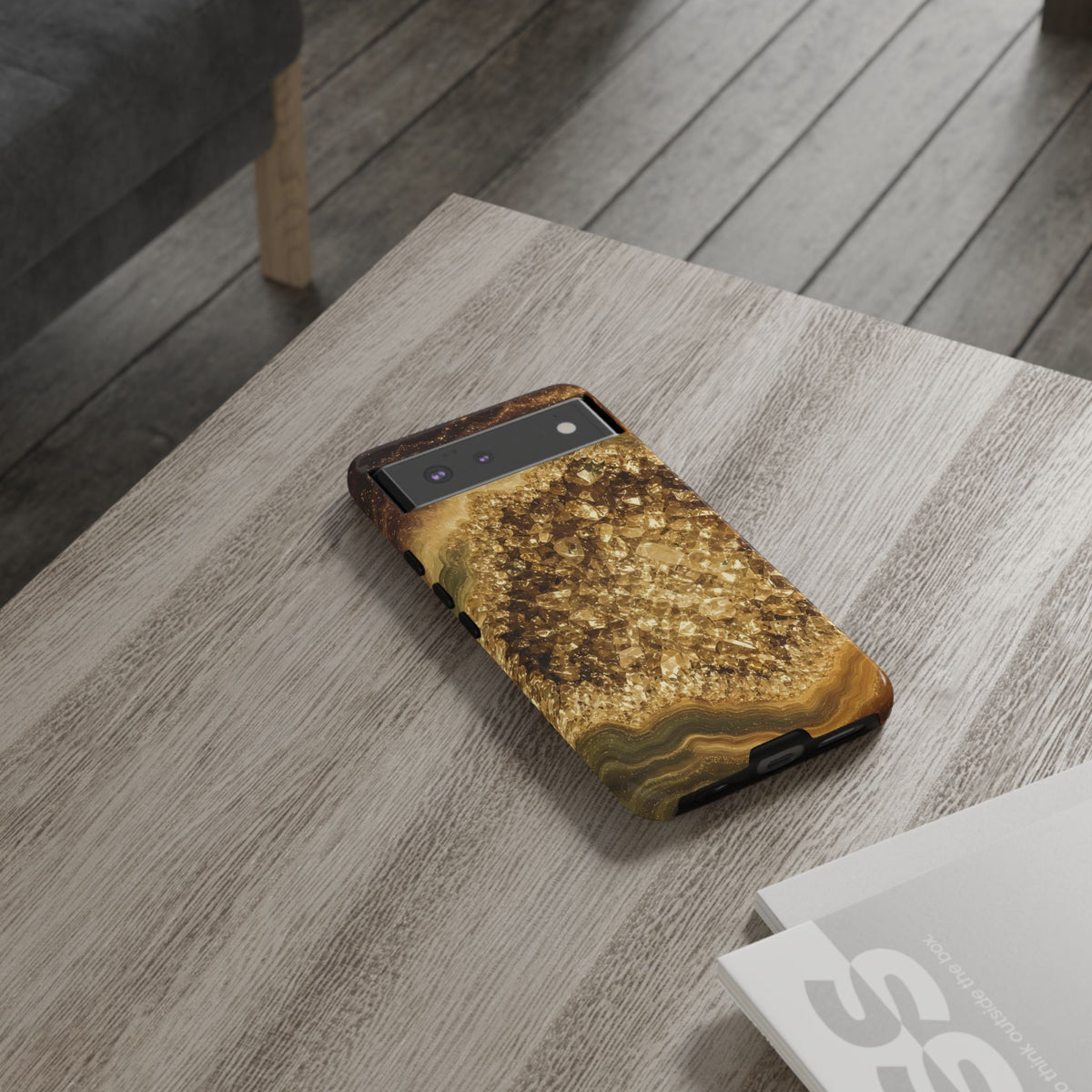 Geode Core - Gold Vein Phone Case