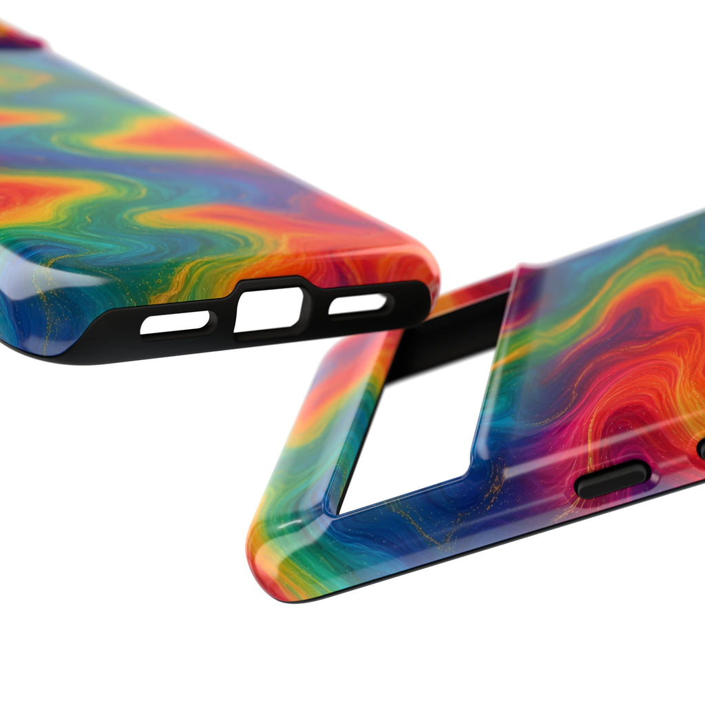 Rainbow Marble Phone Case