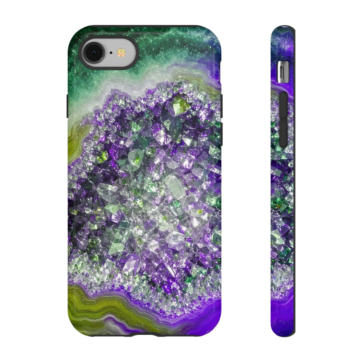 Geode Core - Ruby Emerald Phone Case