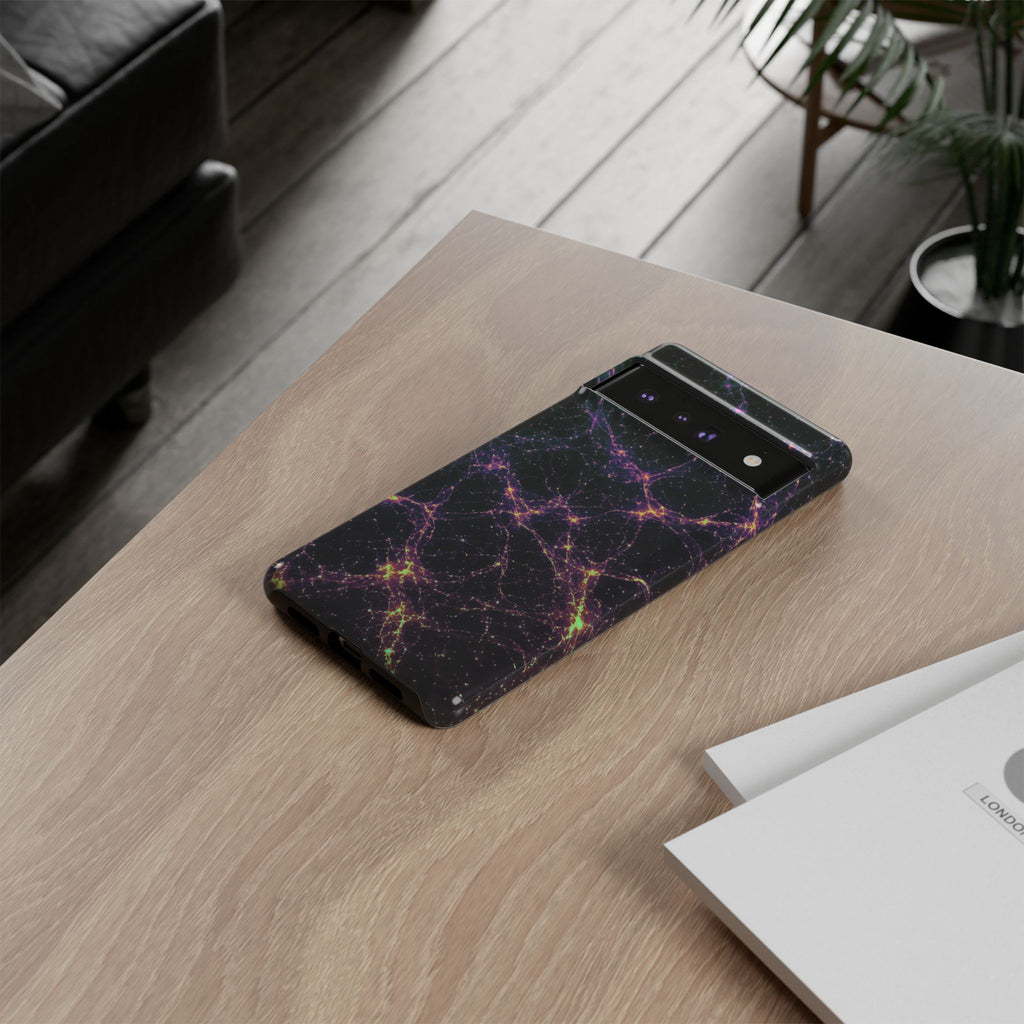 Neon Mycelium - Holographic Phone Case