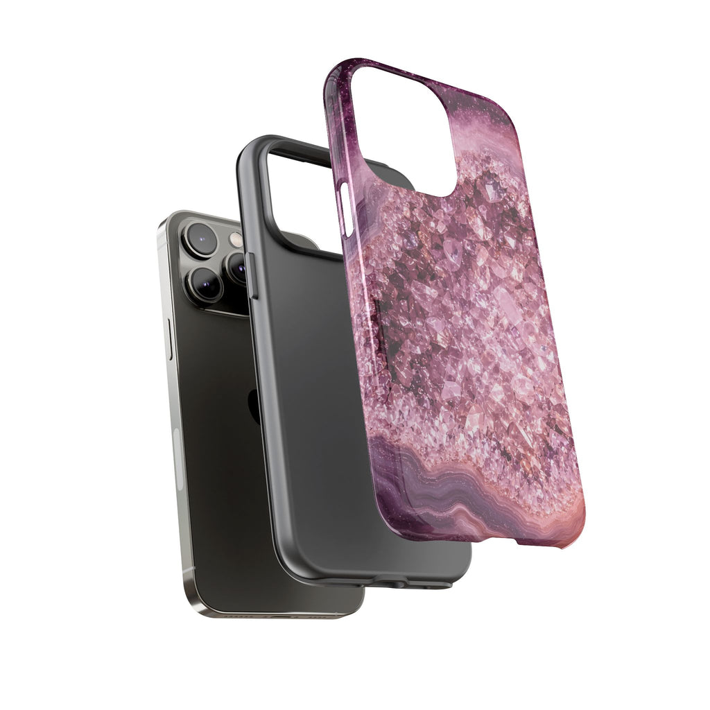 Geode Core - Rose Quartz Phone Case