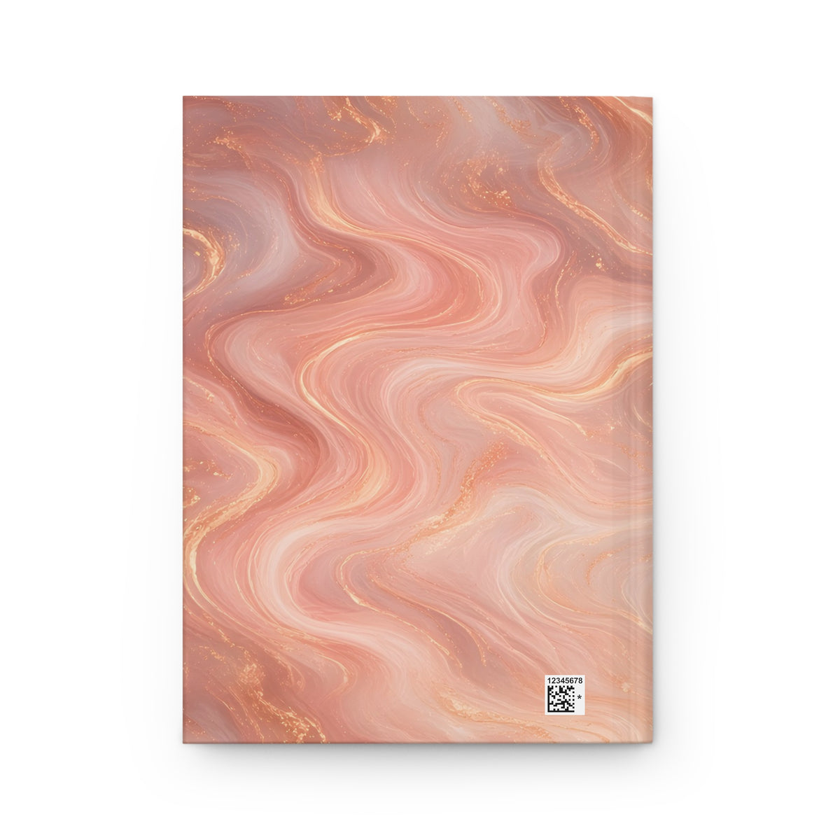 Rose Gold Marble Hardcover Journal