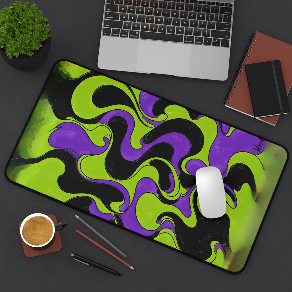 Fillmore Flow - Lime & Purple Desk Mat