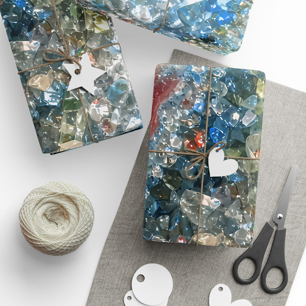Geode Core - Lagoon Wrapping Paper