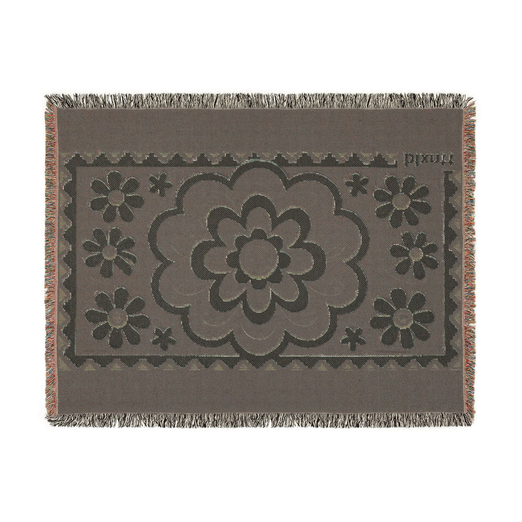 BLXNTT Purple Hippie Woven Blanket #1