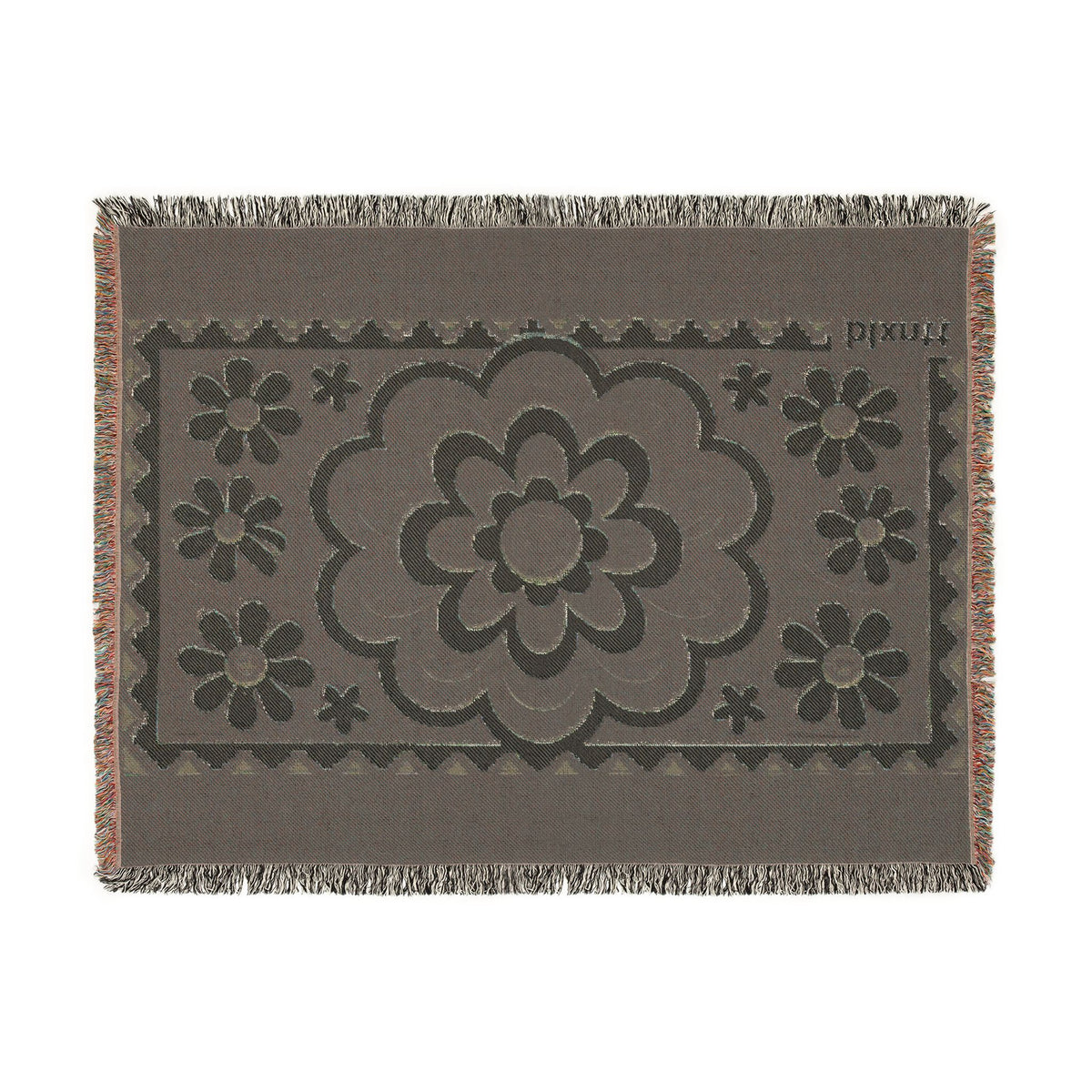 BLXNTT Purple Hippie Woven Blanket #1