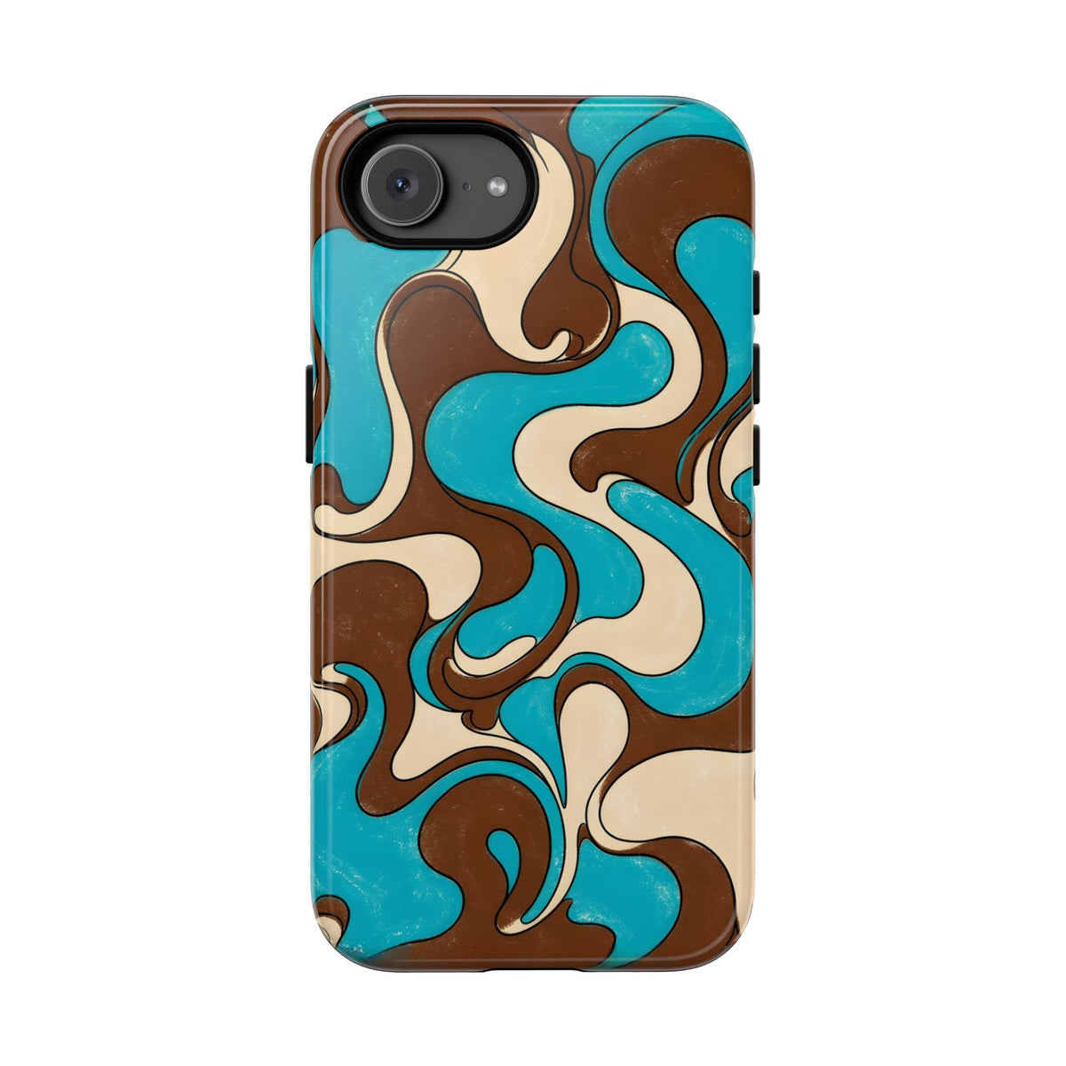 Fillmore Flow - Turquoise & Chocolate Phone Case