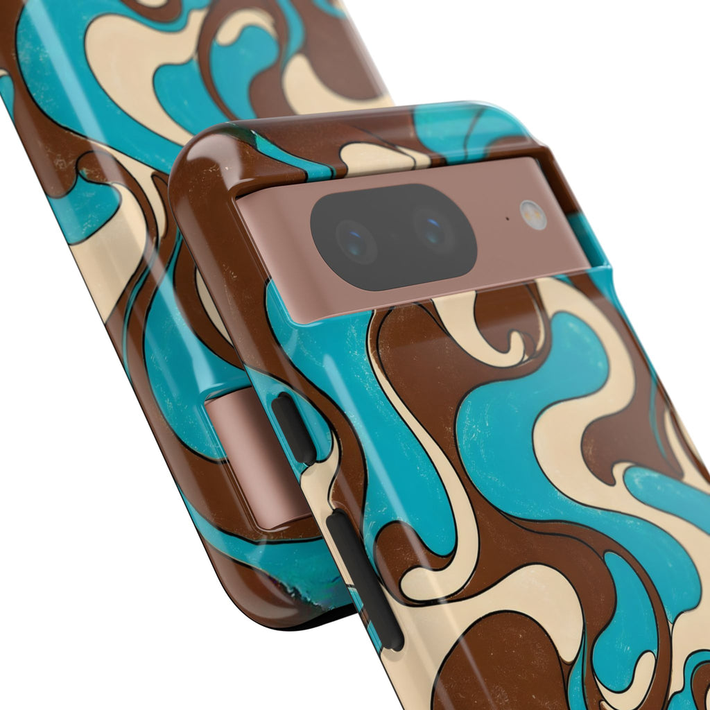 Fillmore Flow - Turquoise & Chocolate Phone Case