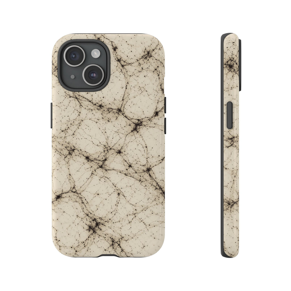 Neon Mycelium - Ink on Paper Phone Case