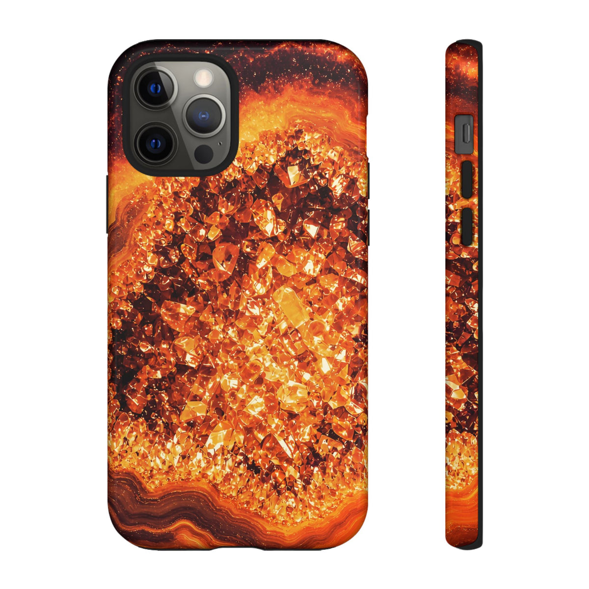 Geode Core - Molten Lava Phone Case