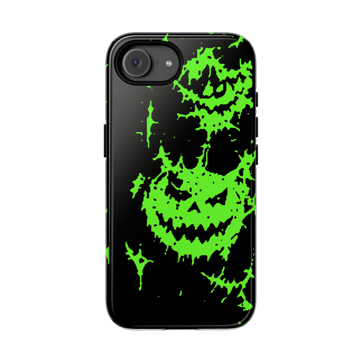 Green Spiderweb Pumpkin Phone Case