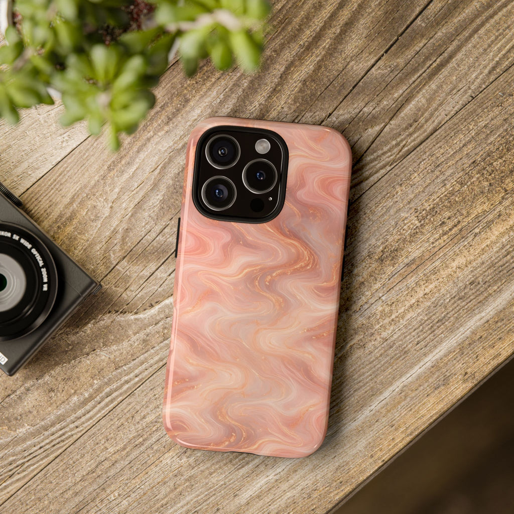Rose Gold Marble Phone Case