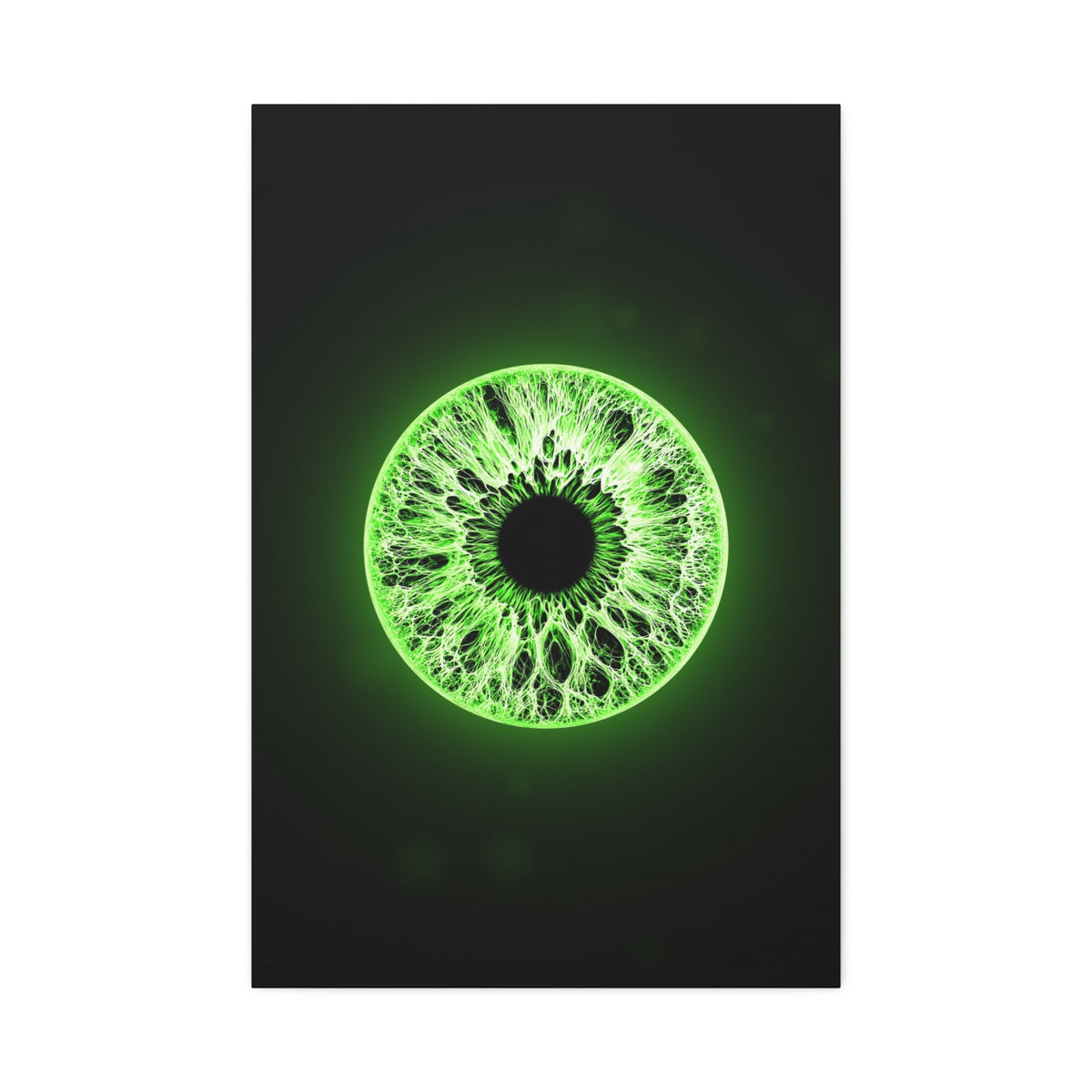 BLXNTT Iris – Lace Web Lime Shock Glossy Canvas